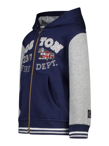 Salt and Pepper  Collegejacke Boston Fire Dept. in true navy