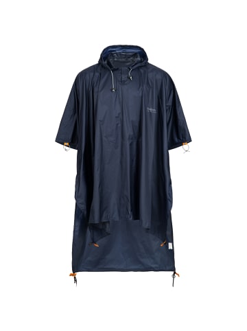 DEPROC Active Regenponcho CORNWALL PONCHO WMN in Blau