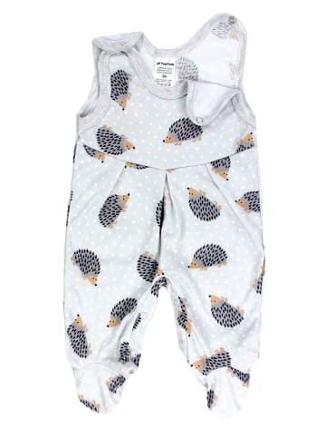 TupTam Baby Mädchen Strampler mit Fuß 3er Pack in weiß