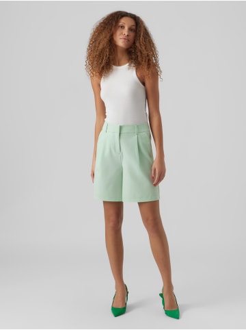 Vero Moda Anzugs Shorts Stoffhose VMZELDA in Grün