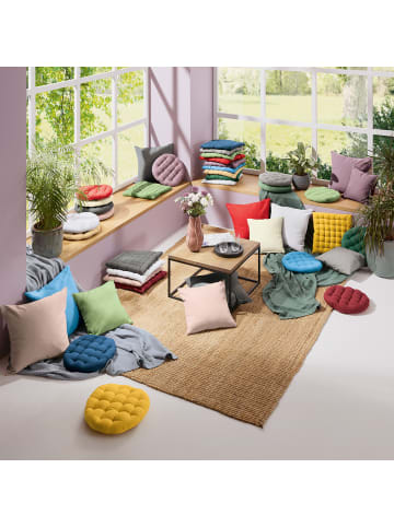 REDBEST Baumwolle Stuhlkissen 2er-Pack Tulsa in curry