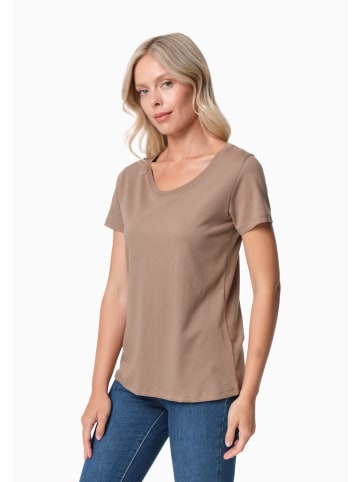 Organication T-Shirt "TIJEEN" in Kiesgrau