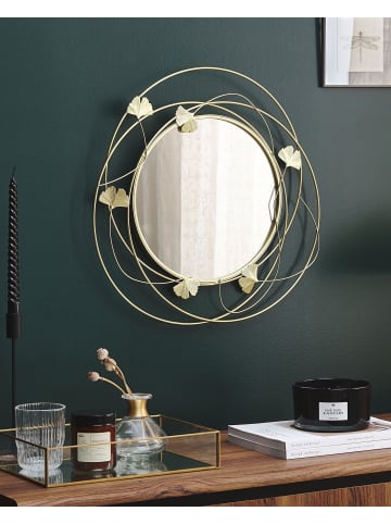 Beliani Dekospiegel ANGLET in Gold - (W) 46 x (H) 49 x (L) 4 cm