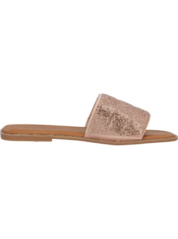 palado Pantoletten in gold strass