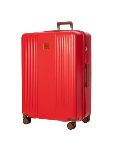 BRIC`s Ferrara - 4-Rollen-Trolley L 77 cm erw. (green) in rot