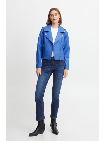 b.young Lederimitatjacke BYACOMY BIKER JACKET - 20812640 in blau