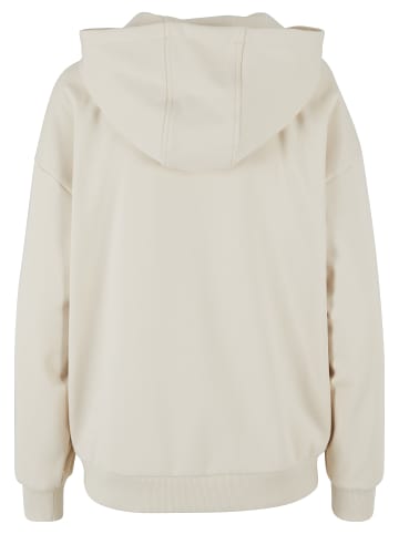 Urban Classics Urban Classics Damen Ladies Cozy Oversized Zip Hoody in whitesand