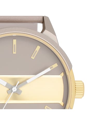 Oozoo Analog-Armbanduhr Oozoo Timepieces taupe, braun extra groß (ca. 48mm)