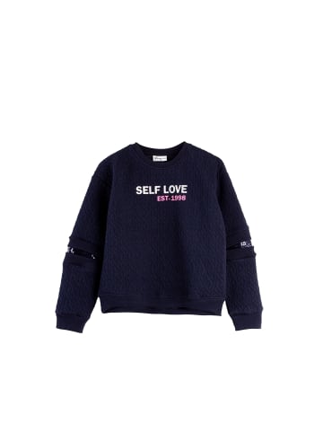 SOLANG Pullover in Navyblau