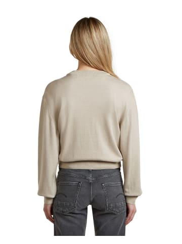 G-Star Raw Rib Knit Sweat Pullover brick