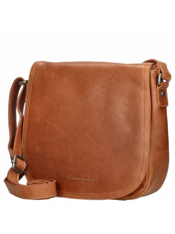 The Chesterfield Brand Everglades - Umhängetasche 26 cm (black) in cognac