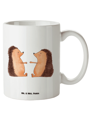 Mr. & Mrs. Panda jumbotasse Igel Liebe ohne Spruch in Weiß