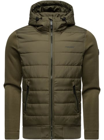 ragwear Steppjacke Hallmar Hood in Dark Olive