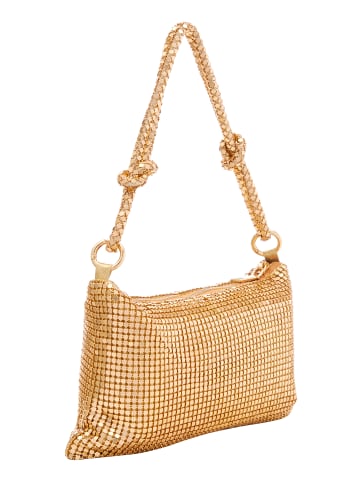faina Women Handbag in Gold