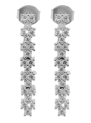 Adeliás Damen Ohrringe – Ohrstecker aus 925 Silber in silber