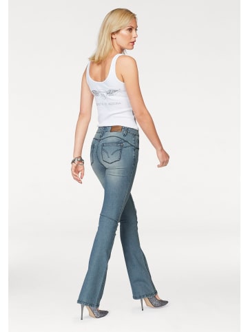 ARIZONA Bootcut-Jeans in blue used