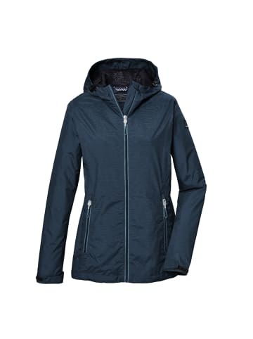 Killtec Funktionsjacke mit Kapuze wasserdicht in Blau