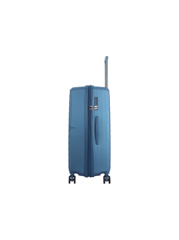 Saxoline SX Resort Trolley TSA Zahlenschloss Spinner 75 cm in blue