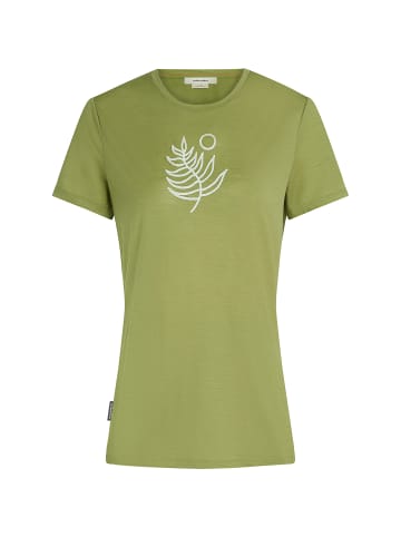 icebreaker W Mer 150 Tech Lite SS Tee Fresh Fe in Oliv101