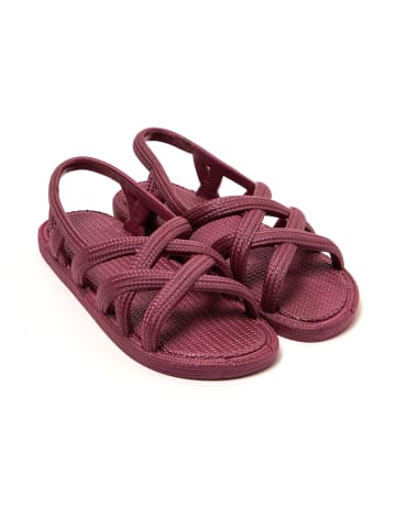 Brasileras Sandalen "Ankara" in Granatrot