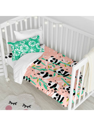 Happy Friday Panda garden Bettbezug set 2 teiliges