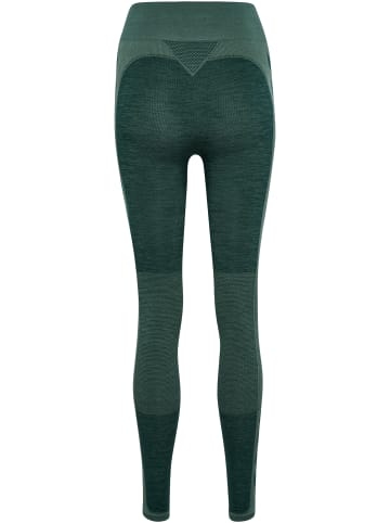Hummel Hummel Leggings Hmlclea Damen in GREEN GABLES/GARDEN TOPIARY ME