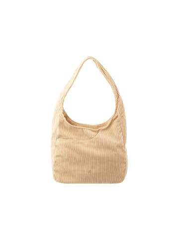 Prato SC12 zeitloser Shopper aus Breitcord Hobobag in light beige