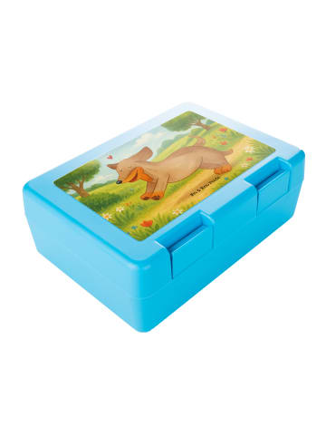 Mr. & Mrs. Panda Bento Box Hund Dackel Design ohne Spruch in Weiß