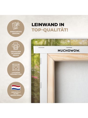 MuchoWow Leinwand bilder Tropischer Wasserfall (BxH)