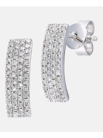 Diamant L'éternel Ohrstecker aus 375 Weißgold mit Diamant