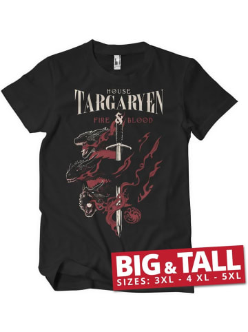 Game of Thrones T-Shirt "House Targaryen Big & Tall T-Shirt" in Schwarz