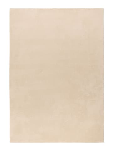 Kurzflor Teppich Edda 225 in Beige