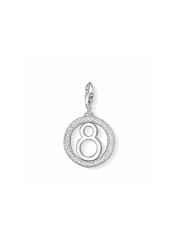 Thomas Sabo Charm "Glückszahl 8" in Silber