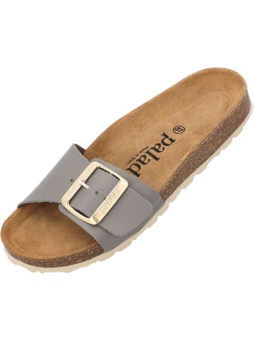 Palado Pantoletten Malta EGS Matt Premium Leather in Grau