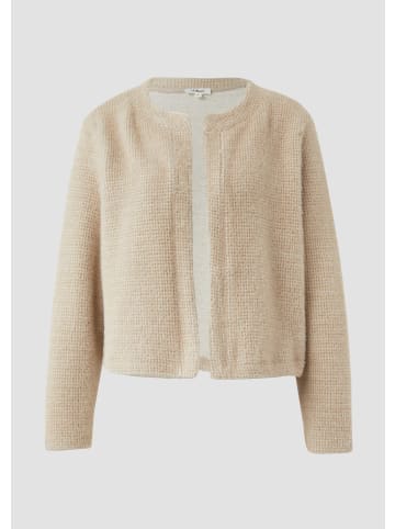 s.Oliver Sweatshirt Jacke in 84N3_sandfarben