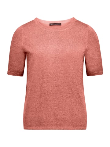 Betty Barclay Strickpullover kurzarm in Light Mahogany