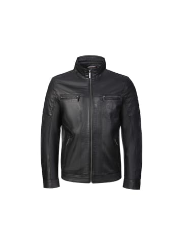 Bugatti Lederjacke Genf in schwarz