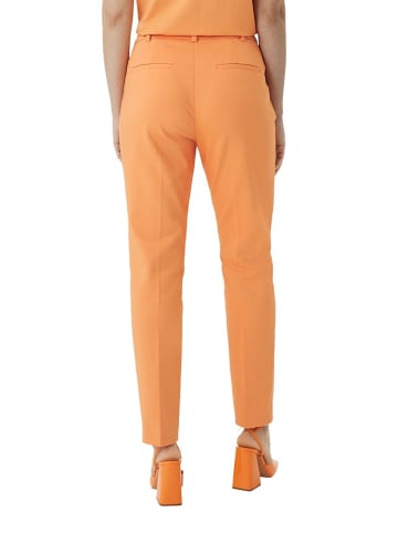comma Bügelfaltenhose für Damen in orange