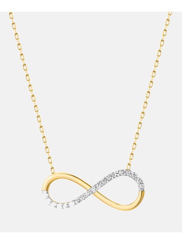 Diamant L'éternel Halskette aus 375 Gelbgold