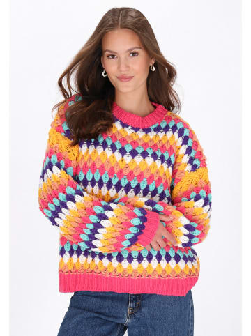 myMo Sweater in pink multicolor