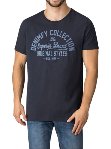 DENIMFY T-Shirt DFNuri in Blau