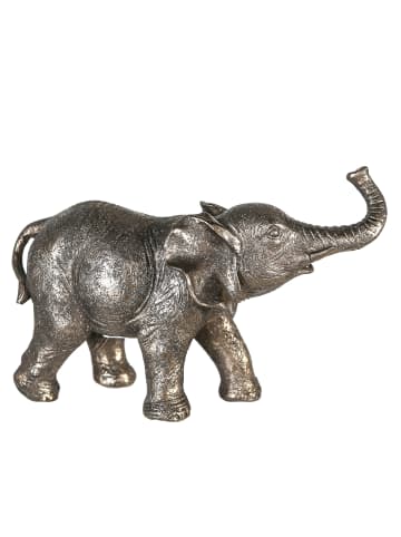 GILDE Elefant "Zambezi" in Gold - H. 13 cm - B. 19 cm