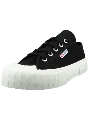 Superga Schnürschuhe in schwarz