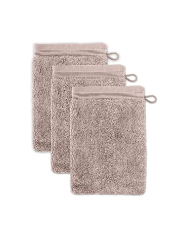 Möve Waschhandschuh Superwuschel 3er Pack in cashmere