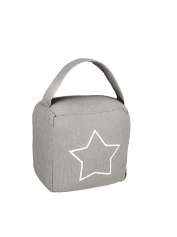 relaxdays 10x Türstopper "Sack" in Grau
