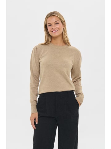 SAINT TROPEZ Strickpullover CherriSZ Gerade Passform in Amphora Melange