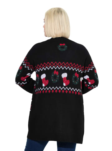 Ulla Popken Strickjacke in schwarz