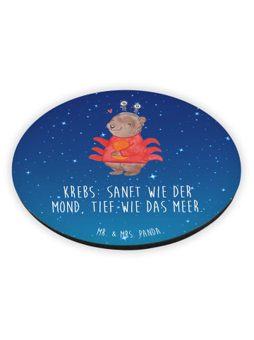 Mr. & Mrs. Panda Magnet für Fotos Krebs Astrologie mit Spruch in Sternenhimmel Blau