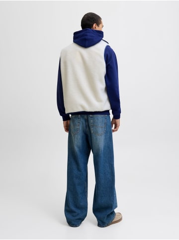 Jack & Jones Teddyfell Weste in Ocean Cavern