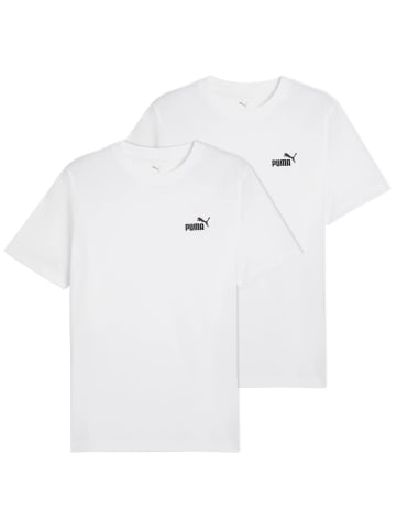 Puma T-Shirt 2er Pack in Weiß